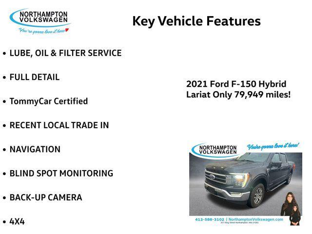 used 2021 Ford F-150 car, priced at $39,153