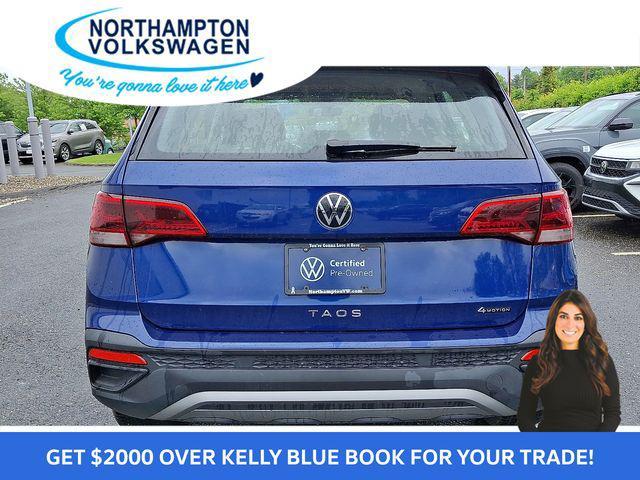 used 2024 Volkswagen Taos car, priced at $24,764