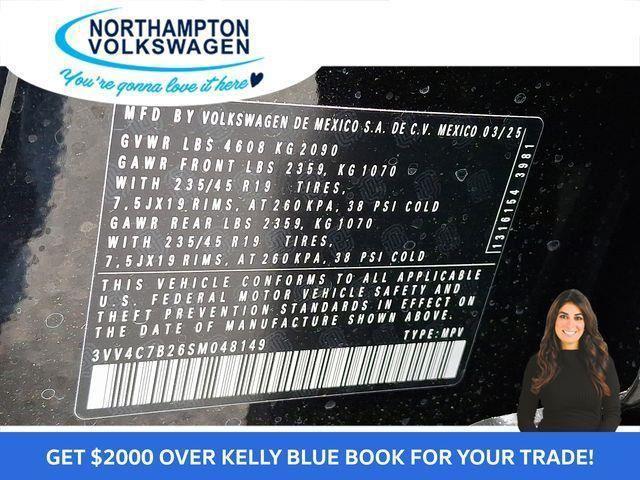 new 2025 Volkswagen Taos car, priced at $35,427