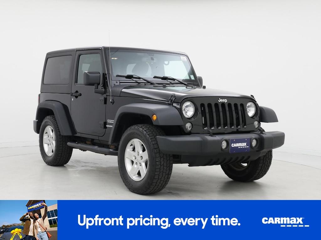 used 2017 Jeep Wrangler car, priced at $19,998