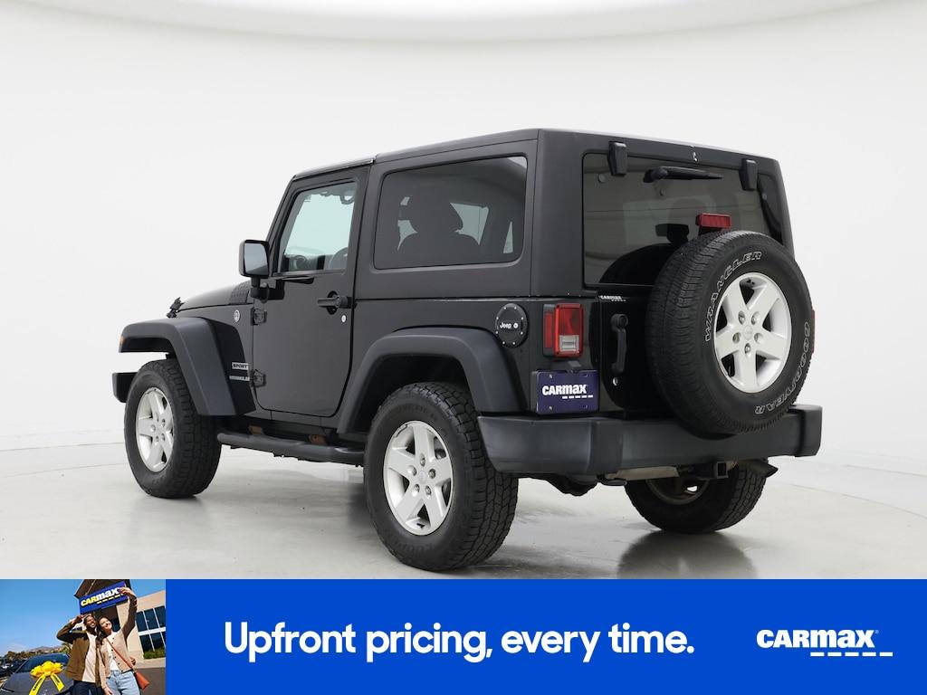 used 2017 Jeep Wrangler car, priced at $19,998