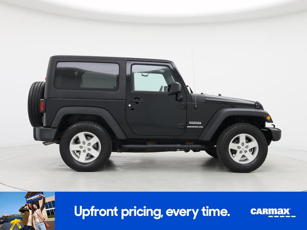 used 2017 Jeep Wrangler car, priced at $19,998