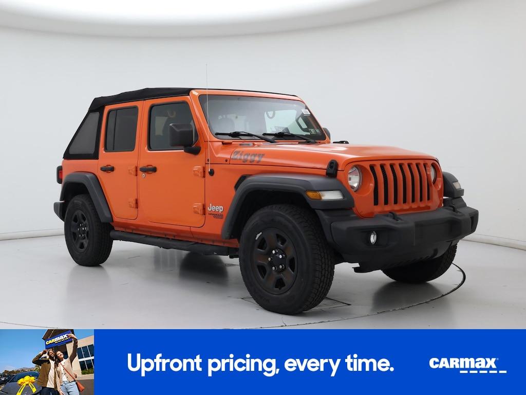 used 2018 Jeep Wrangler car, priced at $22,998