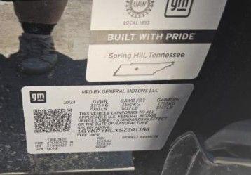 used 2025 Cadillac LYRIQ car, priced at $55,000