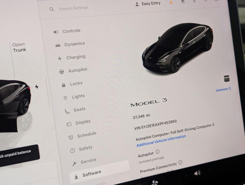 used 2023 Tesla Model 3 car, priced at $23,879