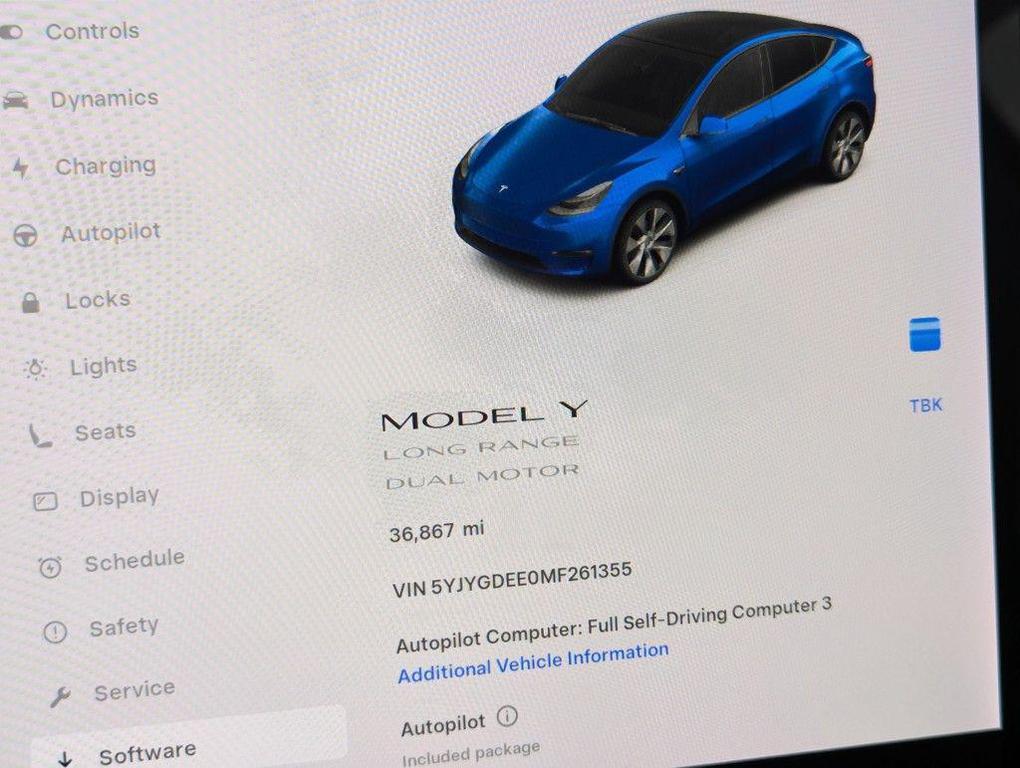 used 2021 Tesla Model Y car, priced at $26,745