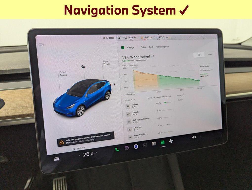 used 2021 Tesla Model Y car, priced at $26,745