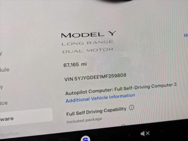 used 2021 Tesla Model Y car, priced at $24,993
