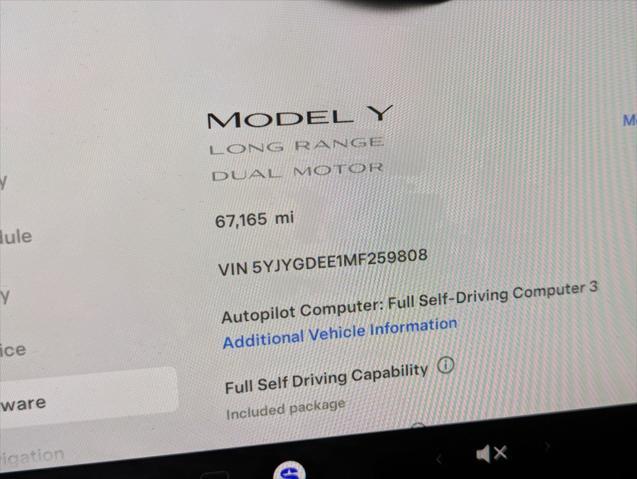 used 2021 Tesla Model Y car, priced at $25,924