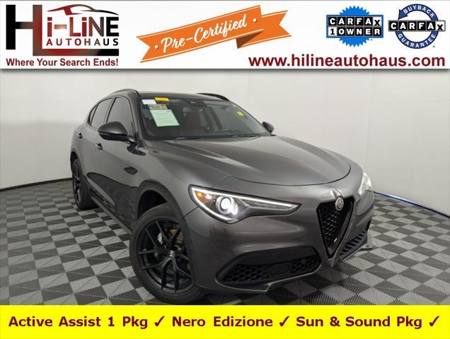 used 2021 Alfa Romeo Stelvio car, priced at $21,860