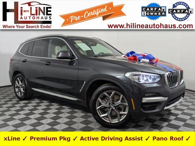 used 2021 BMW X3 car, priced at $27,845