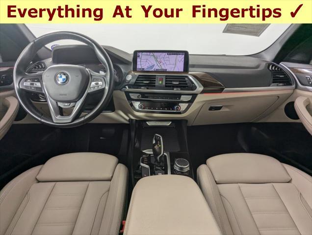 used 2021 BMW X3 car, priced at $27,845