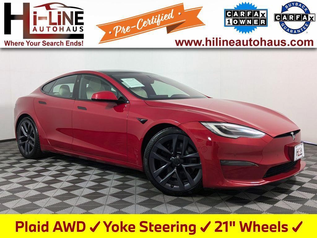 used 2021 Tesla Model S car, priced at $53,413