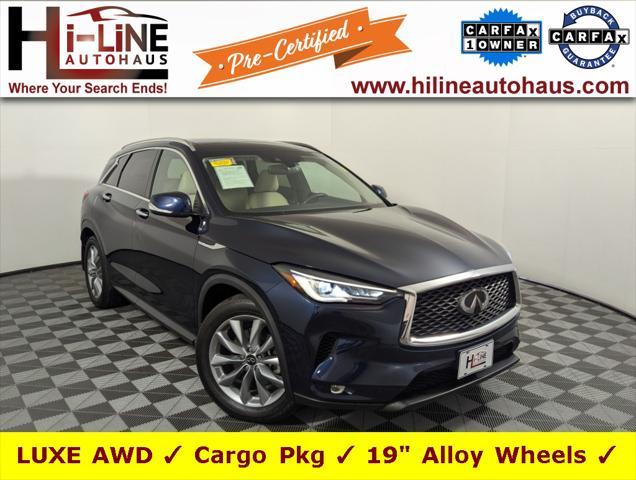 used 2022 INFINITI QX50 car, priced at $27,414