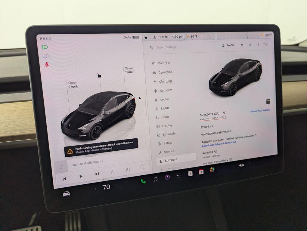 used 2023 Tesla Model Y car, priced at $34,218