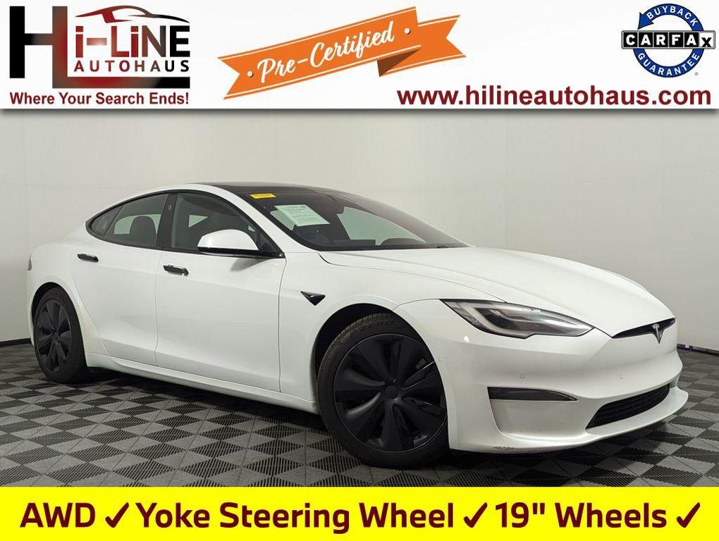 used 2022 Tesla Model S car, priced at $42,699