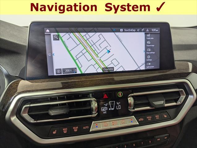 used 2022 BMW X3 car, priced at $33,483