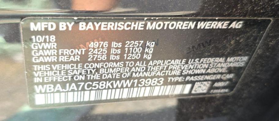 used 2019 BMW 530 car, priced at $24,500