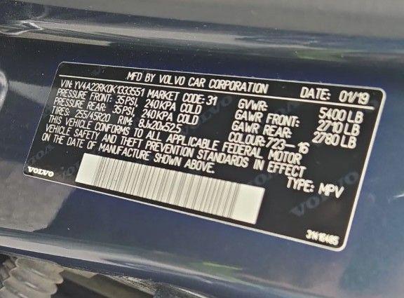 used 2019 Volvo XC60 car, priced at $24,801