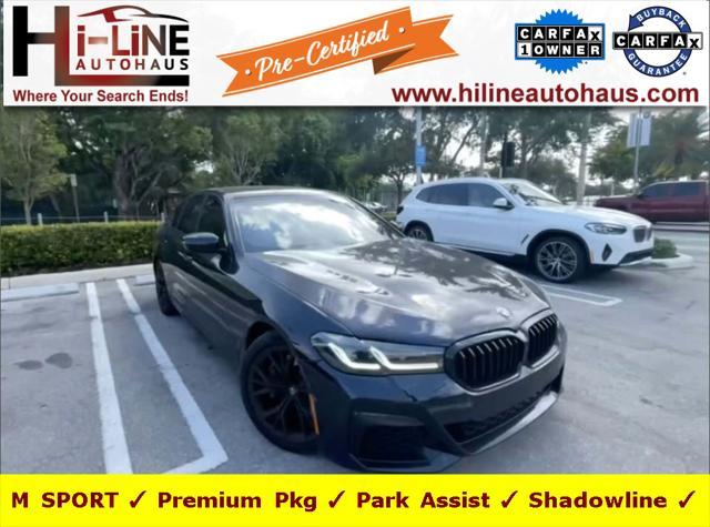 used 2021 BMW 530 car, priced at $34,500