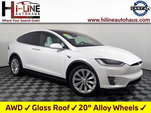 used 2018 Tesla Model X car, priced at $29,194