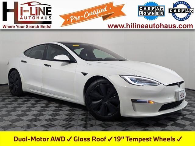 used 2022 Tesla Model S car, priced at $44,491