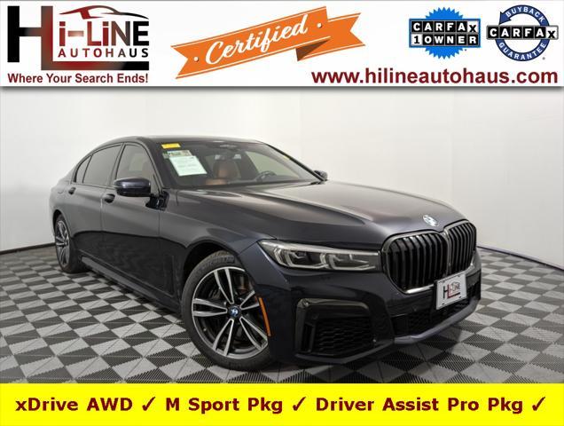 used 2021 BMW 740 car, priced at $53,352