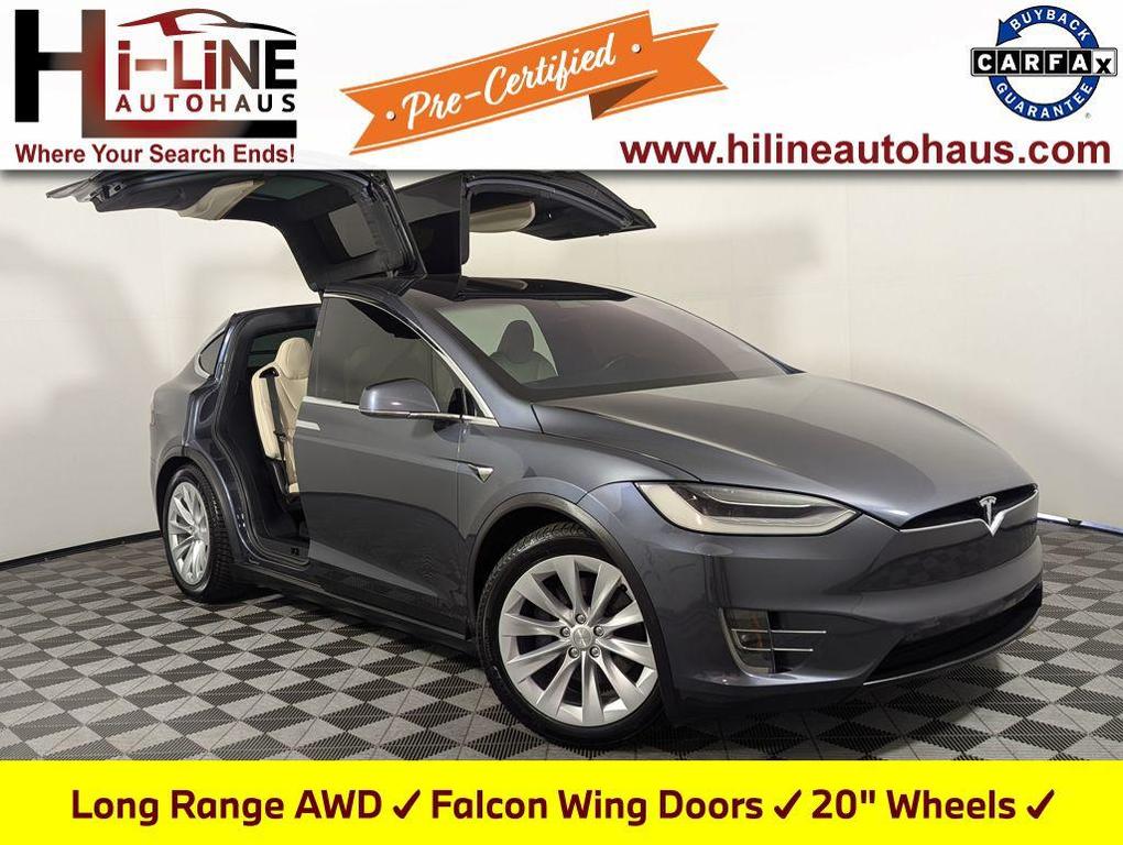 used 2020 Tesla Model X car, priced at $27,896