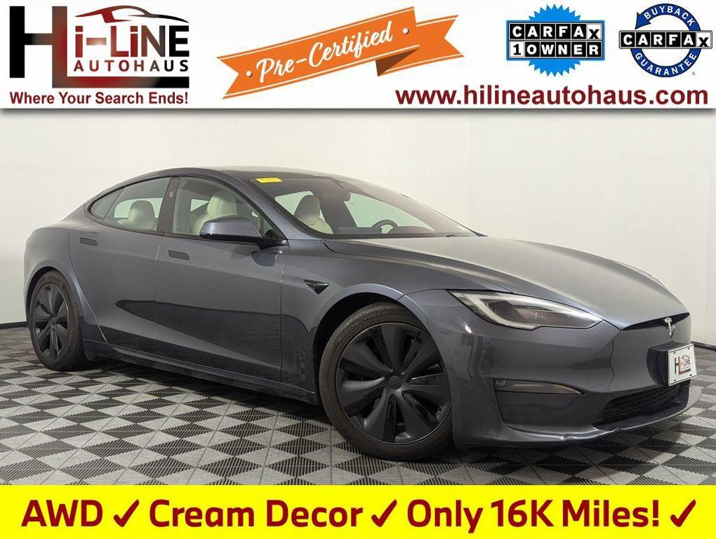 used 2023 Tesla Model S car, priced at $53,932