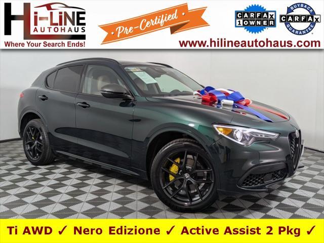 used 2021 Alfa Romeo Stelvio car, priced at $25,888