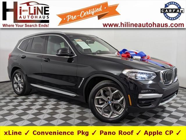 used 2021 BMW X3 car, priced at $23,475