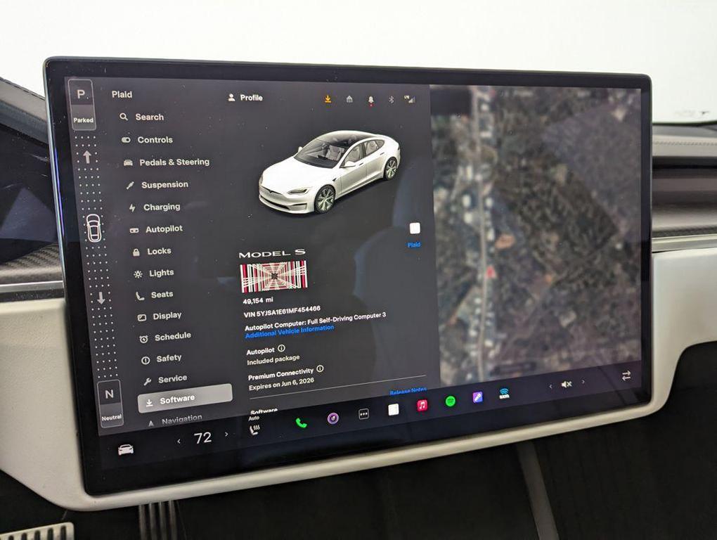 used 2021 Tesla Model S car, priced at $49,918