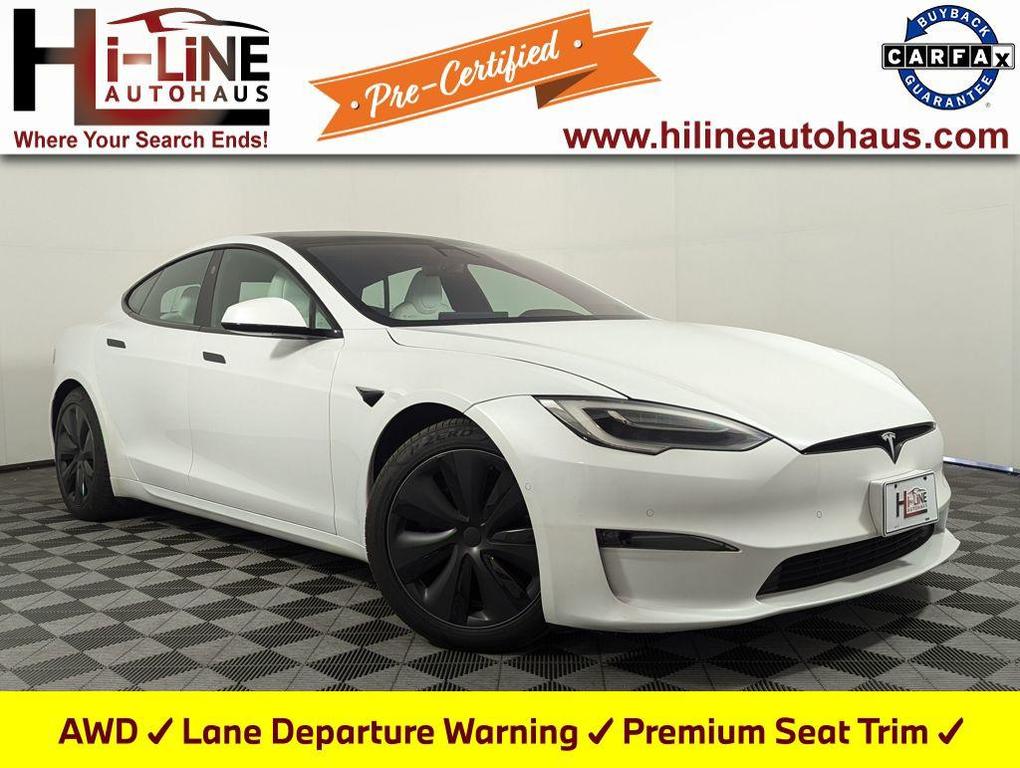 used 2021 Tesla Model S car, priced at $49,918