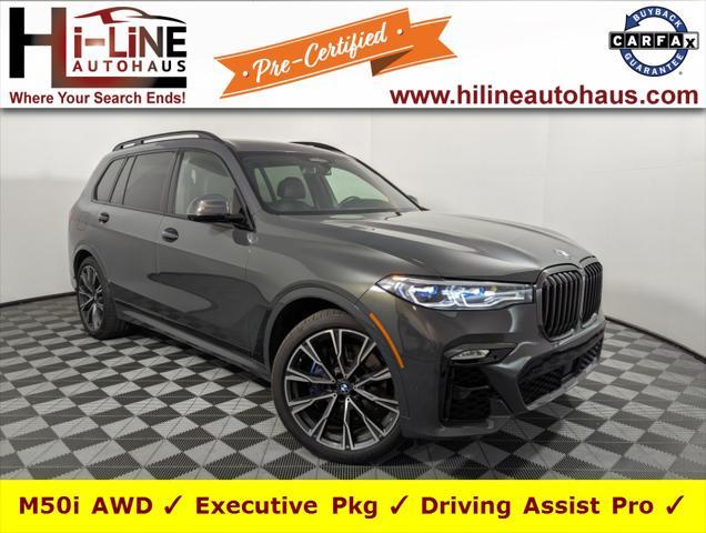 used 2021 BMW X7 car, priced at $57,351