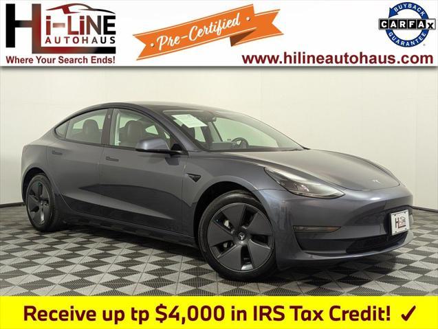 used 2023 Tesla Model 3 car, priced at $23,960