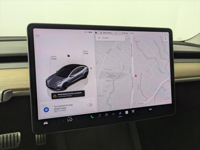 used 2023 Tesla Model 3 car, priced at $28,498
