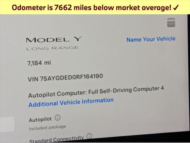 used 2024 Tesla Model Y car, priced at $34,095