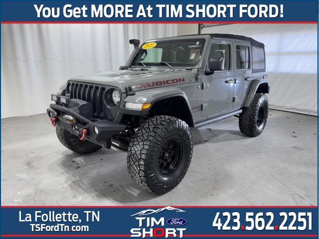 used 2021 Jeep Wrangler Unlimited car, priced at $35,999