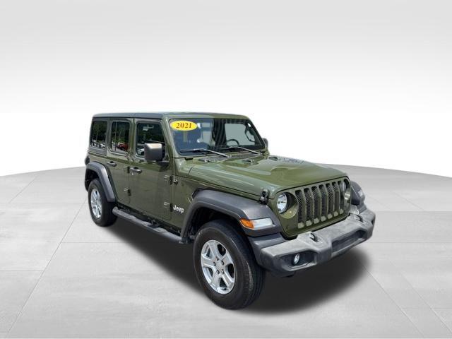 used 2021 Jeep Wrangler Unlimited car, priced at $29,220