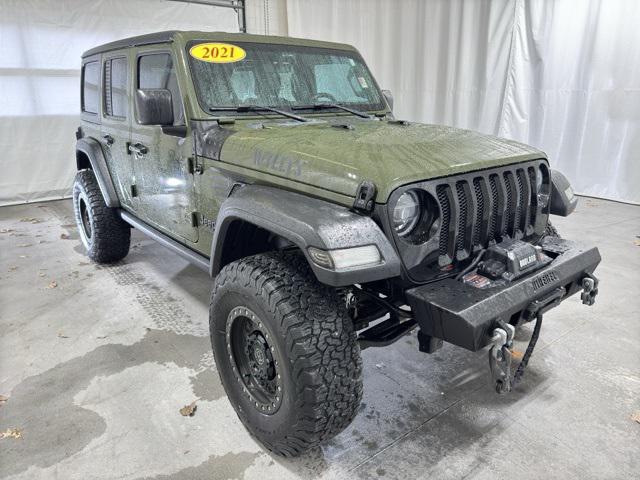 used 2021 Jeep Wrangler car, priced at $33,574