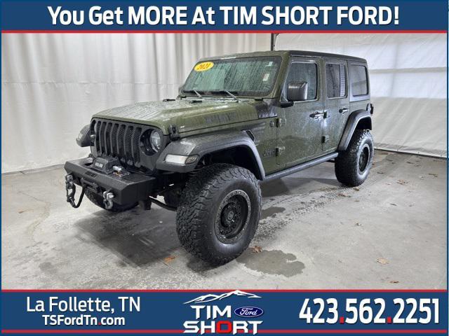 used 2021 Jeep Wrangler car, priced at $33,574