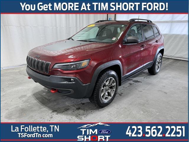 used 2021 Jeep Cherokee car, priced at $26,998