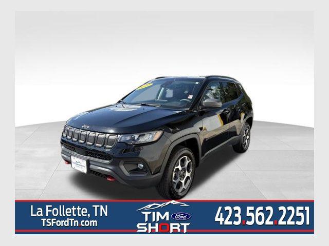 used 2022 Jeep Compass car, priced at $21,656