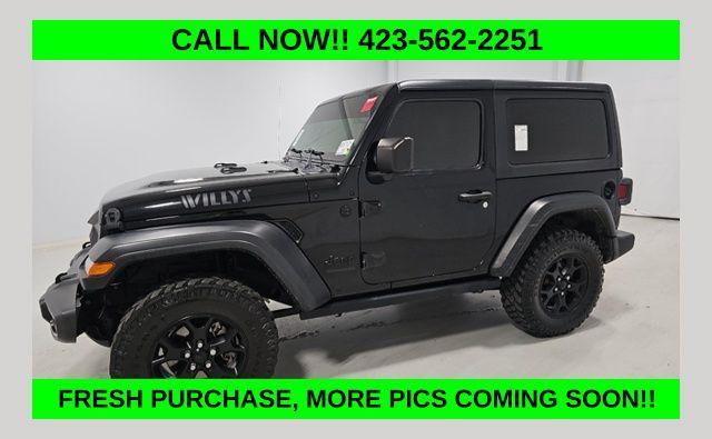 used 2020 Jeep Wrangler car, priced at $24,587