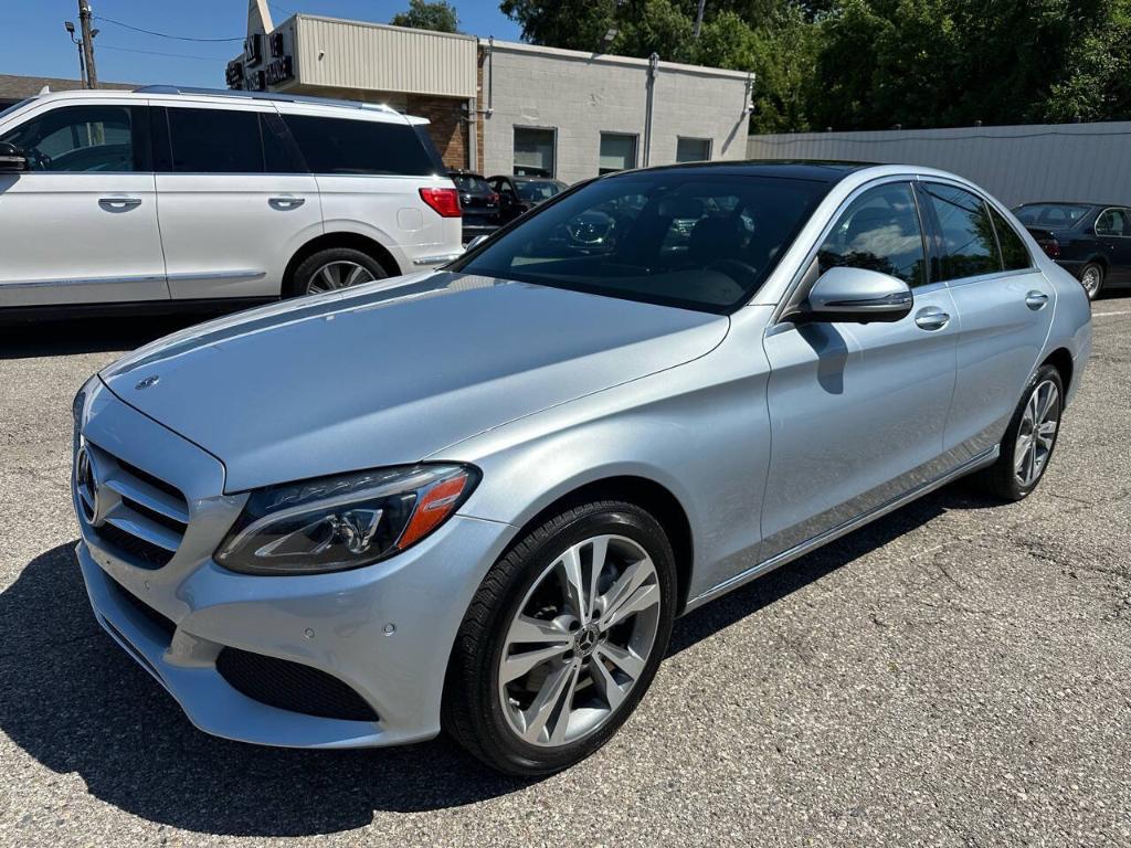 used 2018 Mercedes-Benz C-Class car, priced at $15,995