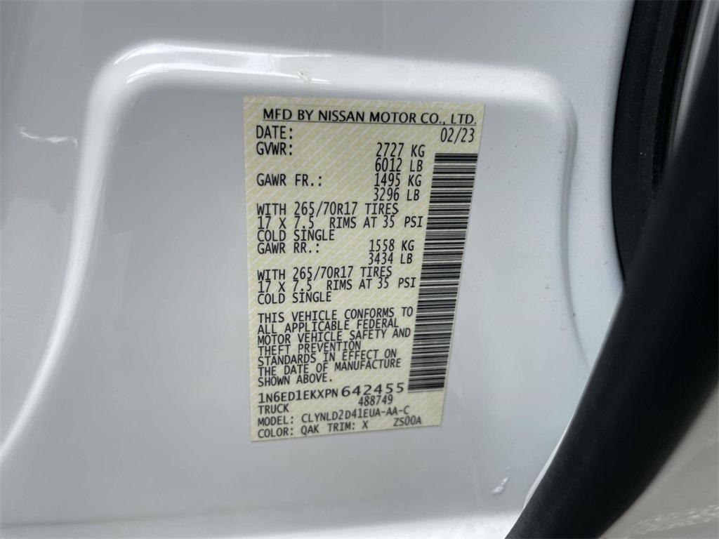 used 2023 Nissan Frontier car, priced at $38,199
