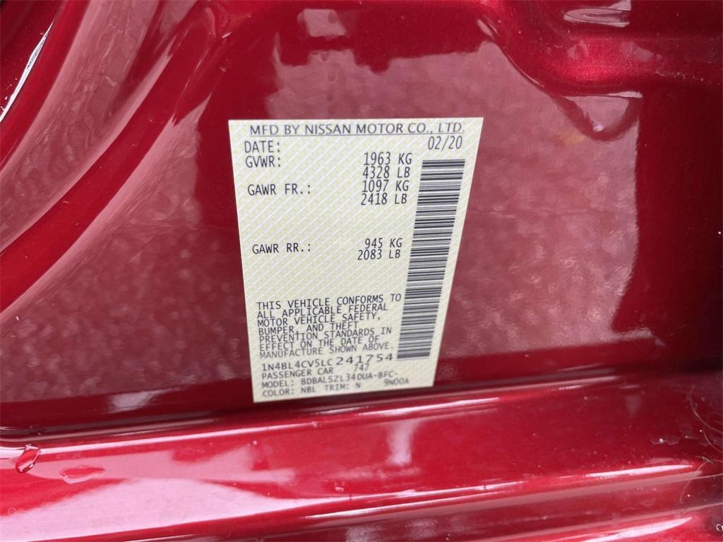 used 2020 Nissan Altima car, priced at $18,424