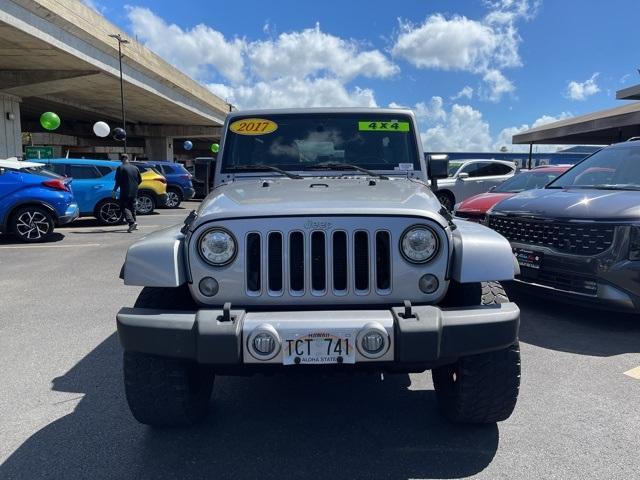 used 2017 Jeep Wrangler Unlimited car, priced at $25,688