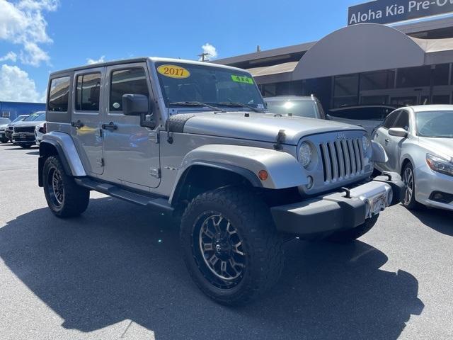 used 2017 Jeep Wrangler Unlimited car, priced at $25,688