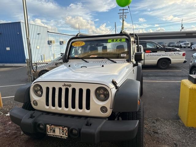 used 2017 Jeep Wrangler car, priced at $18,999